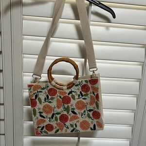 Beaded bag oranges. Never used